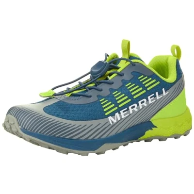 Abbildung von Merrell Unisex Kinder Agility Peak Sneaker, Navy Hi Viz, 30 EU