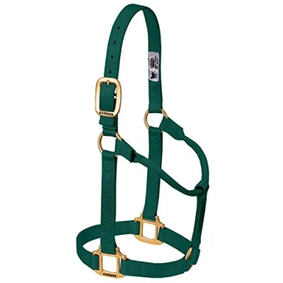 Abbildung von Weaver Leather Original Nicht verstellbares Halfter (Jägergrün, Avarage Horse/Yearling Draft)