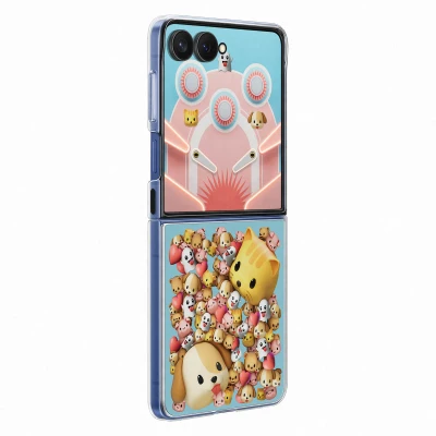 Abbildung von Samsung Galaxy Z Flip 7 Hülle Kunststoff Original Backcover/Hard Case Handyhülle Transparent
