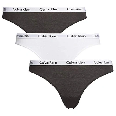 Abbildung von Calvin Klein Underwear Bikini 3 PACK Slip, Damen, Größe: XL, Black/white