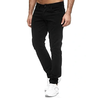 Abbildung von Tazzio Jeans Herren Slim Fit Stretch Jeanshose Hose Denim 165251 (40W/32L, Schwarz)
