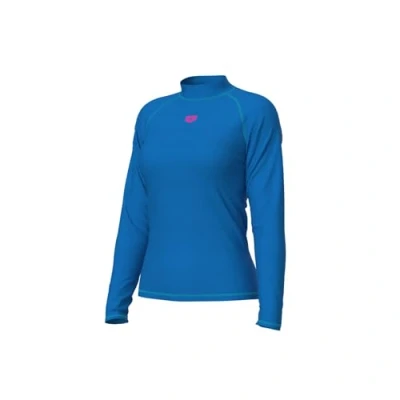 Abbildung von Arena Womens RASH VEST Surfshirt, Damen, Größe: Large, Blue china
