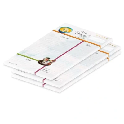 Abbildung von PRICARO Rezeptblock &quot;Delicious&quot;, A4, 25 Blatt, 3 Stück