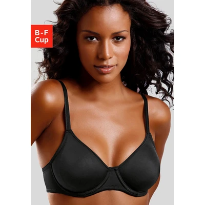 Abbildung von LASCANA T Shirt BH »perfect basic«, mit Bügel, ohne Schale, Basic Dessous