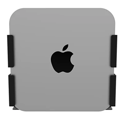Abbildung von Hikig Mac Mini Halterung, Benutzerdefinierte Halterung aus Metall Wandhalterung, Untertisch VESA Kompatibel mit 2010 Späteren bis M1 2022