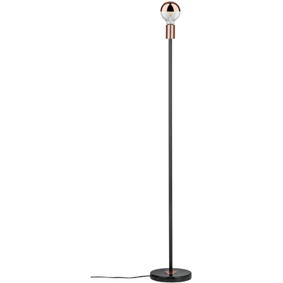 Abbildung von Paulmann 79614 Neordic Stehleuchte Nordin max. 1x20W Stehlampe für E27 Lampen Standleuchte Schwarz/Kupfer matt 230V Marmor/Metall ohne Leuchtmittel