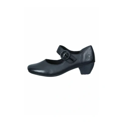 Abbildung von Rieker Riemchenballerina, Damen, Größe: 39, schwarz Schuhe