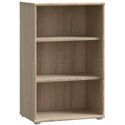 Abbildung von Forte TEMPRA2 Bücherregal, Holzwerkstoff, Sonoma Eiche, B x H T: 54 111,1 34,8 cm
