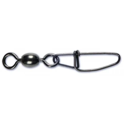 Abbildung von Black Cat Heavy Duty Cross Lock Swivel Size 1/0 55kg (5 stuks) Wirbel angeln
