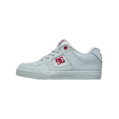 Abbildung von DC Shoes Trainingsschuh für Kinder, Größe: 38, Gre grey dark red Veloursleder
