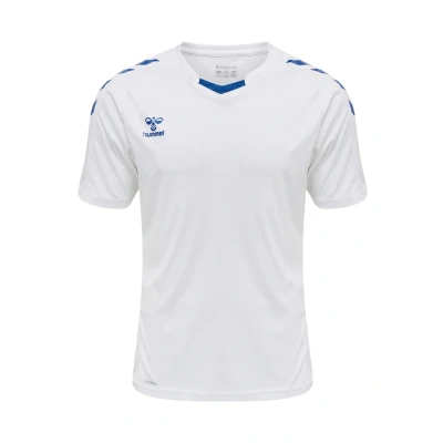 Abbildung von Hummel Hmlcore XK POLY S/S Tshirt print, Herren, Größe: 3XL, White true blue