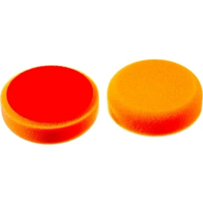 Abbildung von ALCLEAR 558030AH Polierpad gegen Hologramme, Auto Polierschwämme, Durchmesser: 80x25 mm, orange,2er Set, polieren Pad Schwamm Polierschaum f. Poliermaschine