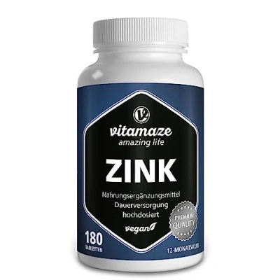 Abbildung von Zink 25 mg hochdosiert vegan Tabletten