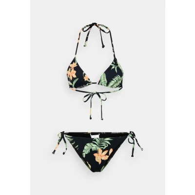 Abbildung von Roxy Beach Classics TIKI Bikini, Damen, Größe: XS, Anthracite