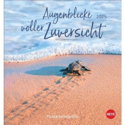 Abbildung von Augenblicke voller Zuversicht Postkartenkalender 2025: Worte und Bilder zum Kraft schöpfen, die Optimismus Inspiration verbreiten. Kalender ... positives Mindset (Postkartenkalender Heye)