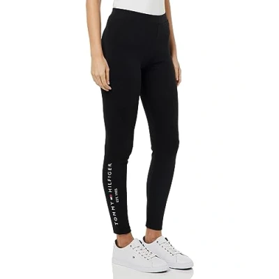 Abbildung von Tommy Hilfiger Heritage Leggings Hosen, Damen, Größe: XS, Black