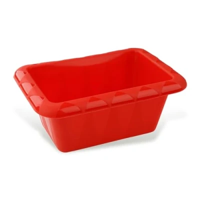 Abbildung von Dr. Oetker Mini Kastenform 18 cm Flexxibel Love, Königskuchenform aus Silikon, Brotbackform für eindrucksvolle Kreationen, hochwertige Silikon Kuchenform, vielseitige Backform (Farbe: Rot)