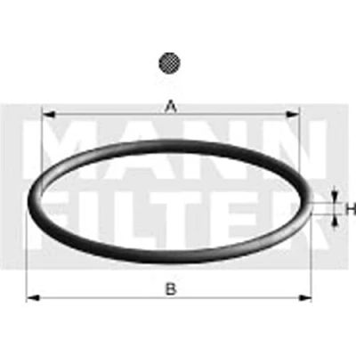 Abbildung von MANN FILTER DI 007 00 Dichtung, Ölfilter BMW: 3 Saloon, X3