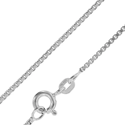 Abbildung von trendor Feine Veneziakette 925 Sterlingsilber 0,9 mm 38 60 cm 60569 45