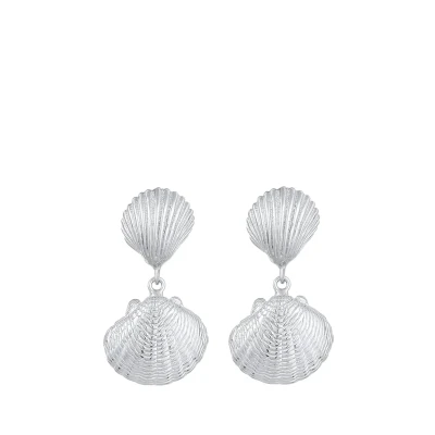 Abbildung von Elli Shell Trend Ohrringe, Damen, Größe: One Size, Silber