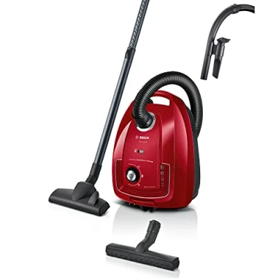 Abbildung von BOSCH Bodenstaubsauger »BGD38RD1H«, 600 W, mit Beutel, aus 30% recyceltem Kunststoff