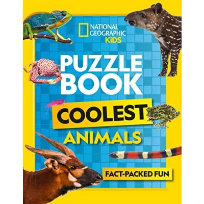 Abbildung von Puzzle Book Coolest Animals: Brain tickling quizzes, sudokus, crosswords and wordsearches (National Geographic Kids)