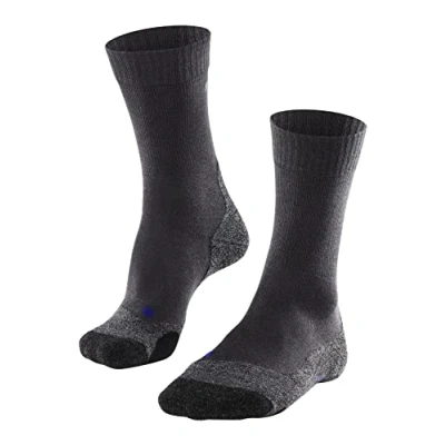 Abbildung von FALKE Herren Wandersocken TK2 Explore Cool M SO Lyocell Funktionsmaterial antiblasen dick 1 Paar, Grau (Asphalt Melange 3180), 39 41