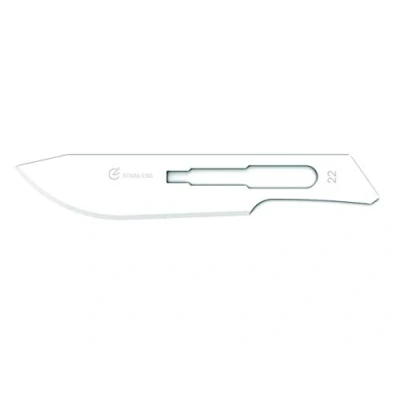 Abbildung von GIMA Sterile Einwegklinge, aus Edelstahl, Nr. 21, 100er Pack, 27025
