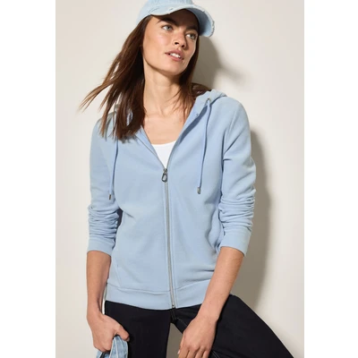 Abbildung von Cecil Twotone Sweatjacke, Damen, Größe: XL, Blau
