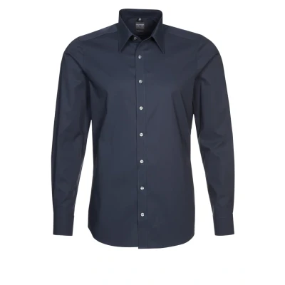 Abbildung von Olymp Level Five 5 BODY FIT Businesshemd, Herren, Größe: 40, Dark blue