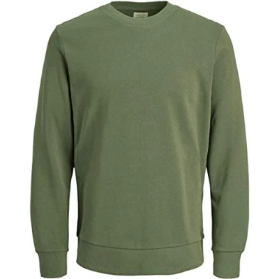 Abbildung von JACK &amp; JONES Herren JJEHOLMEN Sweat Crew Neck NOOS 12136886, Medium Grey Melange, XXL