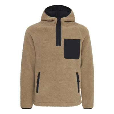 Abbildung von Indicode Jeans Trent Fleecejacke, Herren, Größe: Large, Cornstalk