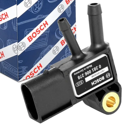 Abbildung von BOSCH 0 281 006 278 Sensor, Abgasdruck MERCEDES BENZ: ML Class, C Class T modell, Viano, JEEP: WRANGLER 3 kfzteile, mister auto, atp autoteile,