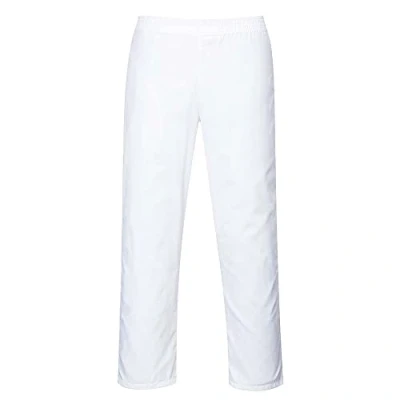 Abbildung von Portwest Bäckerhose, Größe: 4XL, Farbe: Weiß, 2208WHR4XL
