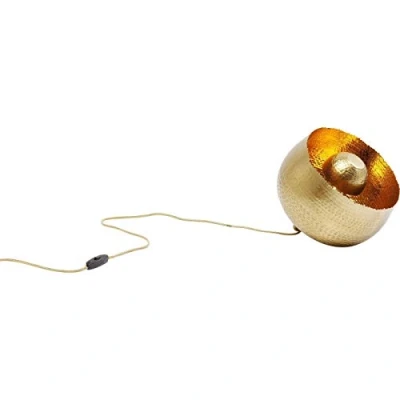 Abbildung von Kare Design Bodenleuchte Apollo, Gold, Durchmesser 35cm, Bodenlampe, Stahl, 25x35x35 cm (H/B/T)