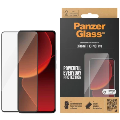 Abbildung von Xiaomi 13T Pro Panzerglas PanzerGlass Ultra Wide Fit Screenprotector Antibakterieller Displayschutz für das /