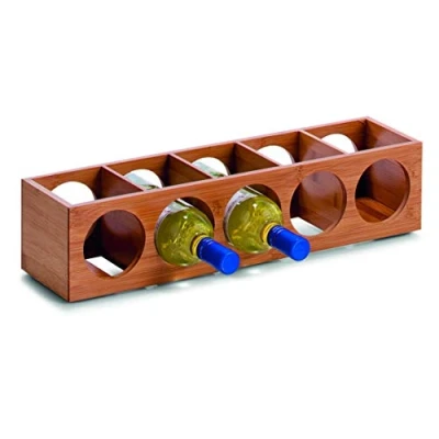 Abbildung von Zeller 13565 Weinregal 13.5 x 12.5 53 cm, Bamboo