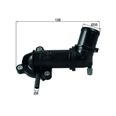 Abbildung von MAHLE ORIGINAL TI 245 88 Kühlwasserthermostat mit Dichtung ALFA ROMEO: 159 Sportwagon, Giulietta Hatchback, MiTo, OPEL: Insignia A Sports Tourer