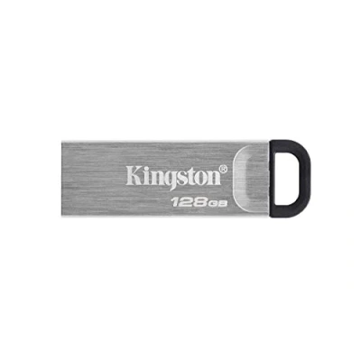 Abbildung von Kingston DataTraveler Kyson USB 3.2 Gen 1 Stick 128GB Mit stilvollem, kappenlosem Metallgehäuse