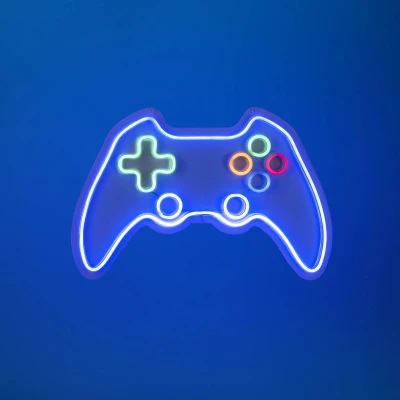 Abbildung von LED Wandleuchte Neon Gamer, USB