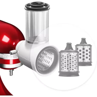 Abbildung von KitchenAid Raspel Und Reibe set, 3 teilig 5ksmemvsc Stainless Steel