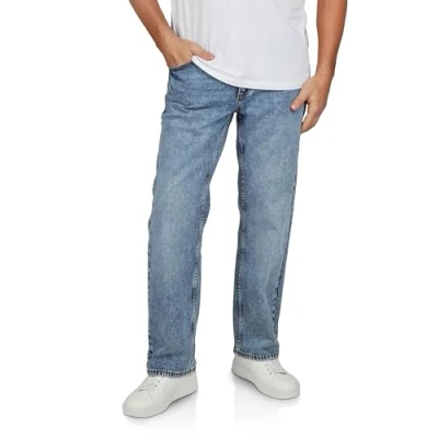Abbildung von MUSTANG Jeans Herren Stretch Big Sur Regular Fit Jeanshose Hose Denim, (32W / 34L, Denim Blue (5000 202))