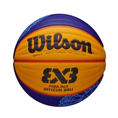 Abbildung von Wilson Unisex Adult FIBA 3x3 Game Basketball, Blau/Gelb, 6
