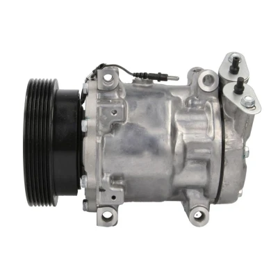 Abbildung von THERMOTEC KTT090298 Kompressor 7V16 12V PAG 46 R134a mit Kompressoröl DACIA: Logan I Express