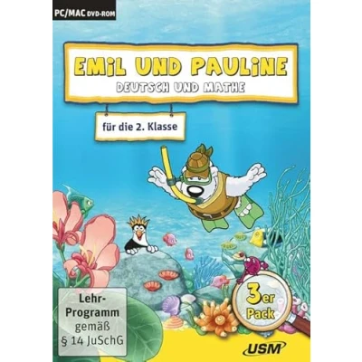 Abbildung von Emil und Pauline 3 In 1 Bundle Deutsch Mathe für die 2. Klasse: der Südsee 2.0; Tiefsee England