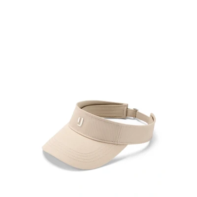 Abbildung von Johnny Urban Visor Cap Damen und Herren Beige Terry Sonnenschutz fürs Gesicht Verstellbare Visier Kopfbedeckung aus Baumwolle Sommer, Festival, Urlaub