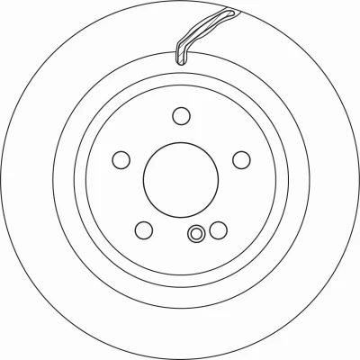 Abbildung von TRW DF6826S Bremsscheibe 320 24 5 112 Belüftet lackiert MERCEDES BENZ: E Class Saloon, T modell, CLS Coupe
