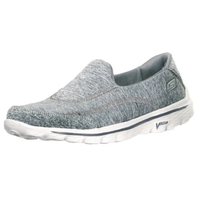 Abbildung von Skechers Gowalk 2, Damen Sport &amp; Outdoor Sandalen, Grau Größe: 37,5 EU