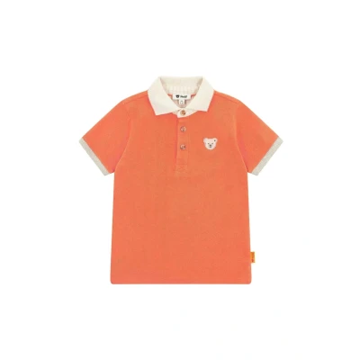 Abbildung von Steiff Kurzarm Sundancer Poloshirt für Kinder, Größe: 104, Flamingo