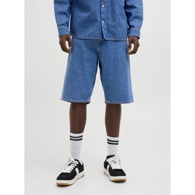 Abbildung von Jack &amp; Jones Jjiron Jjoriginal Jeans Shorts, Herren, Größe: Large, Blue denim
